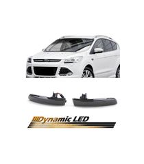 Φλας Καθρέπτη Για Ford Kuga MK2 12+ / Ecosport 12+ / Escape MK3 12-19 Dynamic Led Canbus Φιμέ 2 Τεμάχια