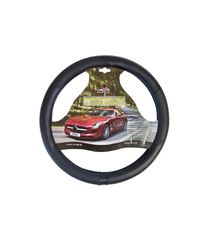 Κάλυμμα Τιμονιού Αυτοκινήτου Δερματίνη X-Treme Sport Μαύρο Medium 38cm