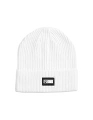 Puma Classic Beanie Ανδρικός Σκούφος με Rib Πλέξη σε Μπεζ χρώμα 024038-07