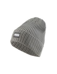 Puma Classic Beanie Ανδρικός Σκούφος με Rib Πλέξη σε Γκρι χρώμα 024038-03