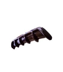 Diffuser Πίσω Προφυλακτήρα Universal Sport Look Μαύρο Από Abs Πλαστικό 1 Τεμάχιο