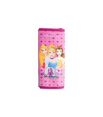 Μαξιλαράκι Ζώνης Ασφαλείας Princesses Cinderella-Belle-Sleeping Beauty ''Adventures Spirit'' Βελούδινο Φούξια 1 Τεμάχιο