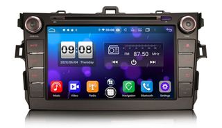 8702080100 - STORM Car multimedia 8" Android 10.0 - 8core - 4GB RAM - 64GB ROM για TOYOTA COROLLA E140 E150 2006-2013