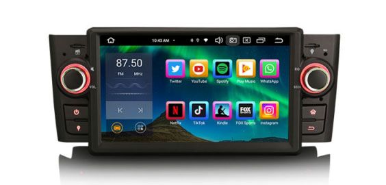 8502031200 - STORM Car multimedia 7" Android 13.0 - 8core - 4GB RAM - 64GB ROM για Fiat Punto 2005-2009, Fiat Linea 2007-2011