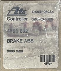 ΕΓΚΕΦΑΛΟΣ ABS SAAB 9000 1995 / ATE 10.0941-0603.4