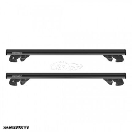 Μπάρες οροφής μαύρες Menabo Jackson XL για Nissan (Raised Rails)