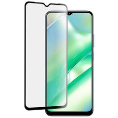 Full Glue Tempered Glass 5D for Realme C33 black frame