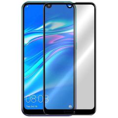 Full Glue Tempered Glass 5D for Huawei Y7 2019 black frame