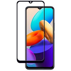 Full Glue Tempered Glass 5D for Vivo Y35 black frame