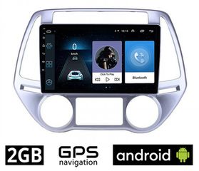 HYUNDAI i20 (2008 - 2013) *με αυτόματο κλιματισμό Android οθόνη αυτοκίνητου 2GB με GPS WI-FI (ηχοσύστημα αφής 9" ιντσών OEM Youtube Playstore MP3 USB Radio Bluetooth Mirrorlink εργοστασιακή, 4x60W, AU