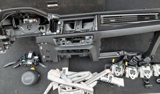 AUDI A1 82A ΣΕΤ AIRBAG ΟΔΗΓΟΥ ΣΥΝΟΔΗΓΟΥ ΖΩΝΕΣ ΚΟΥΡΤΙΝΕΣ ΤΑΜΠΛΟ '19-'23