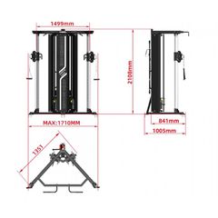 Μηχάνημα Τροχαλιών Pegasus Functional Trainer FT‑300-thumb-2