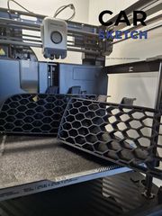 Seat Leon 1M Cupra 99'-05' Honeycomb Γρύλλιες Προφυλακτήρα-thumb-4