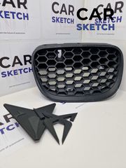 Seat Leon 1M Cupra 99'-05' Honeycomb Γρύλλιες Προφυλακτήρα-thumb-8