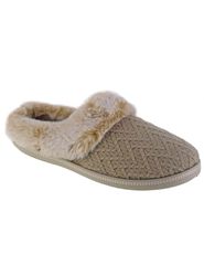 Skechers Cozy Campfire Χειμερινές Γυναικείες Παντόφλες σε Μπεζ χρώμα 167225-NAT