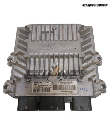 ΕΓΚΕΦΑΛΟΣ ΚΙΝΗΤΗΡΑ SIEMENS CITROEN, PEUGEOT 5WS40068C-T, SW9652888580, HW9648624280