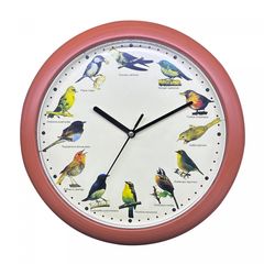 Herzberg HG-03701: Japanese Bird Song Clock - Wood Herzberg Home & Living