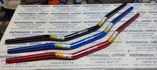 τιμονια fatbar μπλε κοκκινα μαυρα mx enduro sm honda cr crf kawasaki kx kxf yamaha yz yzf wrf suzuki rm rmz