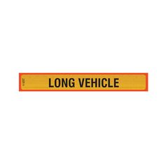 Πινακίδα Αλουμινίου 3M Φορτηγό Long Vehicle Γίγας 125x20cm 1Τμχ - 24562