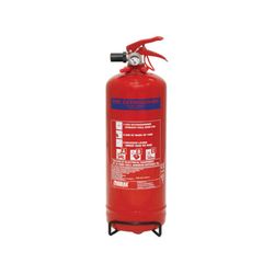 Πυροσβεστήρας 2kgs Σκόνης Με Μανόμετρο Και Βάση Στήριξης - 18501