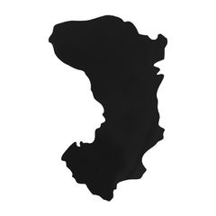 Αυτοκόλλητος Χάρτης Χίος Μαύρος 7.5x5 cm 1Τμχ - 24697