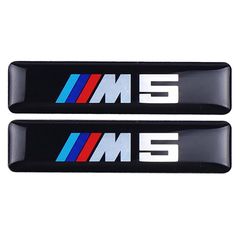 Σήματα Αυτοκόλλητα Τύπου BMW "M5" Για Τις Γρίλιες 5.5x1.2cm Με Επικάλυψη Σμάλτου 2 Τεμάχια - 24457