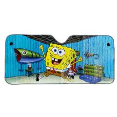 Ηλιοπροστασία Παρμπρίζ Αλουμινίου Sponge Bob 60x130cm 2384 1 Τεμάχιο - 13405