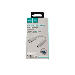 Αντάπτορας Audio Conversion QIHANG QH-M30 Type-C to 3.5mm Άσπρο