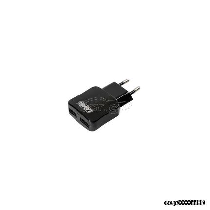 Φορτιστής Πρίζας 220V σε 2 USB 5V/1A