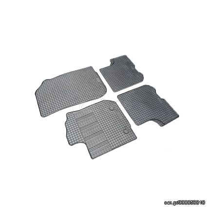 DACIA LOGAN 2012+ / DACIA SANDERO 2012-2020 / DACIA SANDERO STEPWAY 2012-2020 ΜΑΡΚΕ ΠΑΤΑΚΙΑ ΛΑΣΤΙΧΟ ΣΕ ΜΑΥΡΟ ΧΡΩΜΑ ΜΕ ΚΟΥΜΠΩΜΑΤΑ