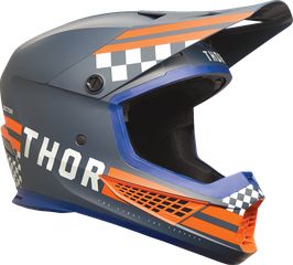 ΚΡΑΝΟΣ MX SECTOR 2 COMBAT MIDNIGHT/ORANGE HELMET ECE 22.06 | THOR