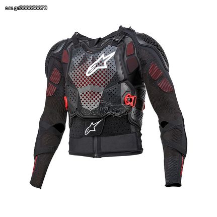 ΠΡΟΣΤΑΣΙΑ ΘΩΡΑΚΑ BIONIC TECH V3 PROTECTION JACKET BLACK/WHITE/RED 6506524-123 | ALPINESTARS