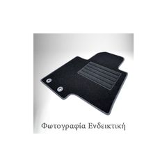 VELOUR MATS AUDI A4  4D 2015+ ΜΑΡΚΕ ΠΑΤΑΚΙΑ ΜΟΚΕΤΑ ΣΕ ΜΑΥΡΟ ΧΡΩΜΑ ΜΕ ΚΟΥΜΠΩΜΑΤΑ CIK - 4 ΤΕΜ.