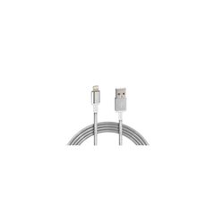 ΚΑΛΩΔΙΟ USB ΦΟΡΤΙΣΗΣ ΚΑΙ ΣΥΓΧΡΟΝΙΣΜΟΥ IRON SILVER LINE - APPLE 8PIN (100 cm)