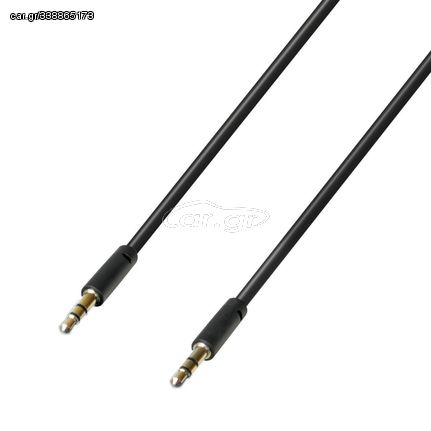 ΚΑΛΩΔΙΟ ΗΧΟΥ ΓΙΑ ΘΥΡΑ AUX 100cm STEREO JACK ESSENTIALS LINE (JACK ΣΕ JACK 3,5 mm)