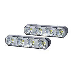 DRL HOR78 12/24V ΠΡΟΣΘΕΤΟ DAYTIME ΔΙΕΘΝΗ ΜΕ 4LED 6W 120,5x36,8mm ΜΑΥΡΟ 2ΤΕΜ