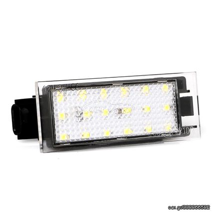 RENAULT CLIO 2005-2014 / TWINGO 2007-2014 ΦΩΤΑ ΠΙΝΑΚΙΔΑΣ 18LED 2ΤΕΜ.