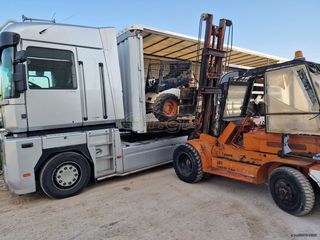 Builder telescopic forklifts '97 Klark 7 ton.με ανοιγμένα πιρ 