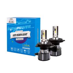 H4  1224V 6.500K 5.000lm 50W CSP1860 LED LSG SERIES +300% KIT M-TECH - 2 ΤΕΜ.