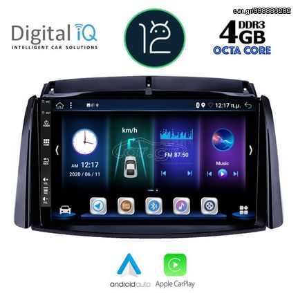 DIGITAL IQ BXD 6551_CPA (9inc) MULTIMEDIA TABLET OEM RENAULT KOLEOS mod. 2006-2016