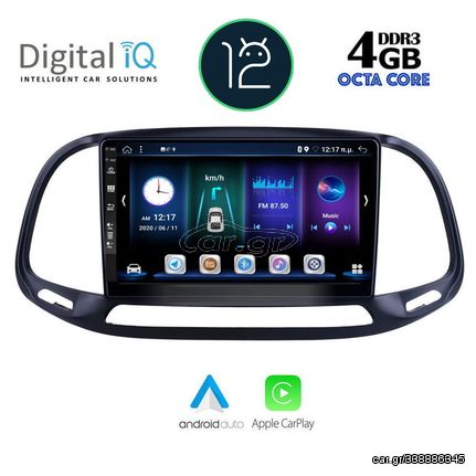 DIGITAL IQ BXD 6138_CPA (9inc) MULTIMEDIA TABLET OEM FIAT DOBLO – OPEL COMBO mod. 2015-2018