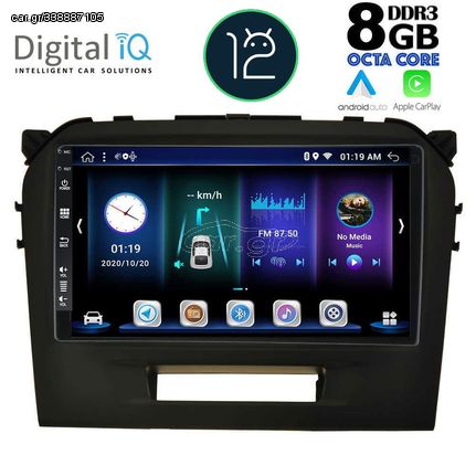 DIGITAL IQ BXD 8697_CPA (9inc) MULTIMEDIA TABLET OEM SUZUKI VITARA mod. 2016+