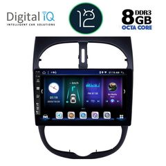 DIGITAL IQ BXD 8506_CPA (9inc) MULTIMEDIA TABLET OEM PEUGEOT 206 mod. 1998-2006