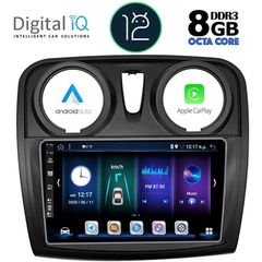 DIGITAL IQ BXD 8108_CPA (9inc) MULTIMEDIA TABLET OEM DACIA LOGAN – SANDERO mod. 2012-2019