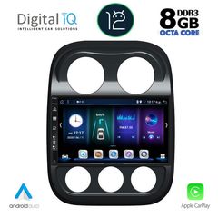 DIGITAL IQ BXD 8277_CPA (10inc) MULTIMEDIA TABLET OEM JEEP COMPASS - PATRIOT mod. 2007-2016