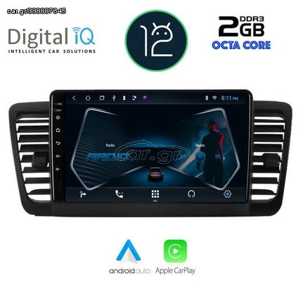 DIGITAL IQ RTC 5665_CPA (9inc) MULTIMEDIA TABLET OEM SUBARU LEGACY - OUTBACK mod. 2002-2008