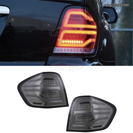 ΦΑΝΑΡΙΑ ΠΙΣΩ FULL LED Taillights Mercedes M-Class W164 (2005-2008) Smoke