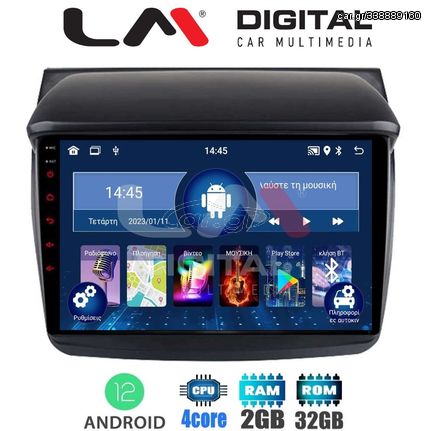 LM Digital - LM ZL4094 GPS Οθόνη OEM Multimedia Αυτοκινήτου για MITSUBISHI L200 2006  2014 (BT/GPS/WIFI)
