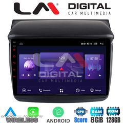 LM Digital - LM ZT8094 GPS Οθόνη OEM Multimedia Αυτοκινήτου για MITSUBISHI L200 2006  2014 (CarPlay/AndroidAuto/BT/GPS/WIFI/GPRS
