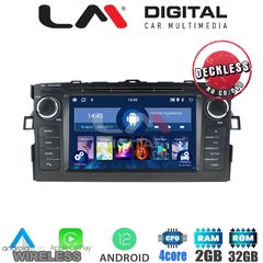 LM Digital - LM N4028 GPS Οθόνη OEM Multimedia Αυτοκινήτου για TOYOTA AURIS 2007  2012 (CarPlay/AndroidAuto/BT/GPS/WIFI)